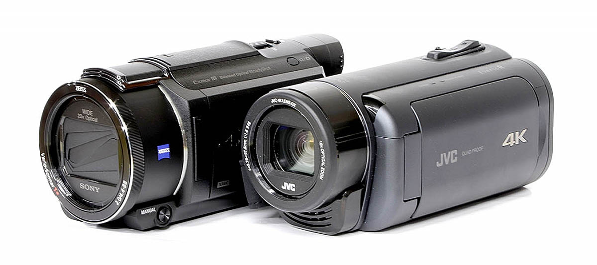 Dvojice videokamer s 4K: Sony AX53 a JVC RY980 Dvojice videokamer s 4K: Sony AX53 a JVC RY980