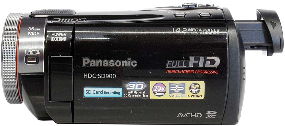 Videokamera Full-HD Panasonic HDC-SD900 má všech 5P Videokamera Full-HD Panasonic HDC-SD900 má všech 5P