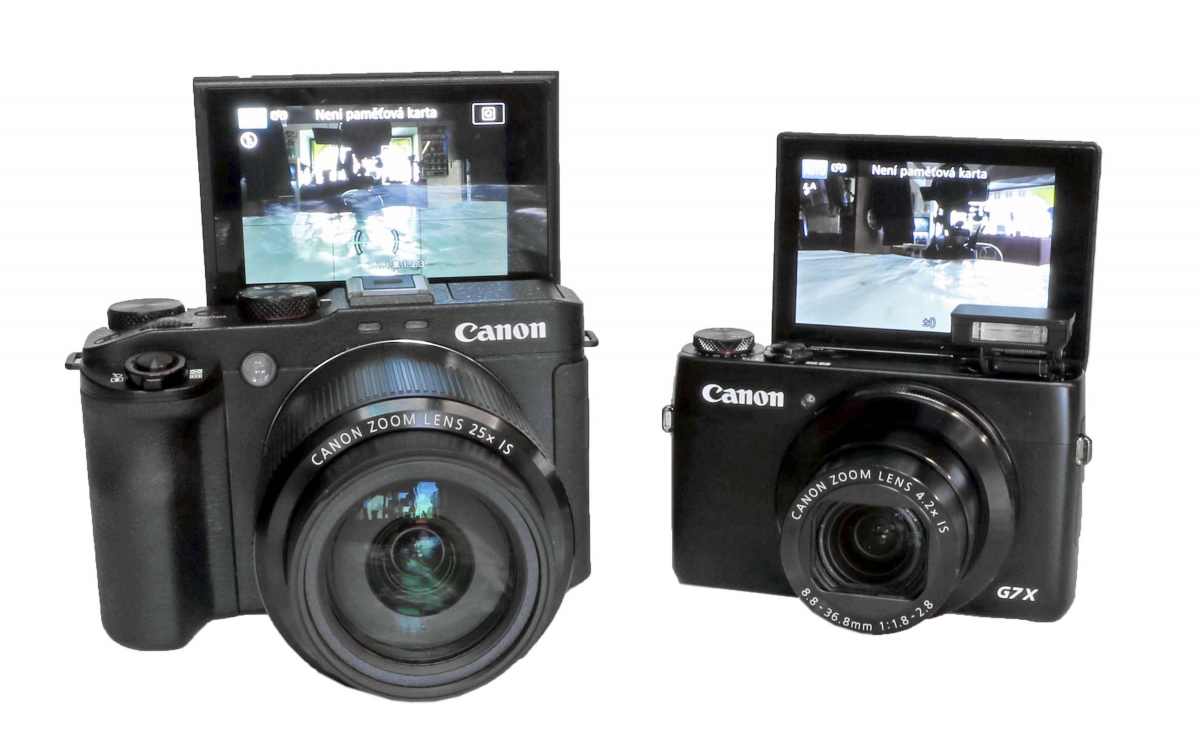 Fotoaparáty Canon PowerShot G3 X a G7 X Fotoaparáty Canon PowerShot G3 X a G7 X