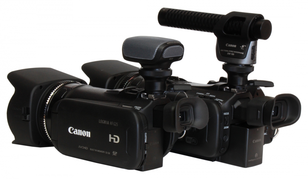 Videokamery CANON HF G25 a G30 s mikrofony Canon Videokamery CANON HF G25 a G30 s mikrofony Canon