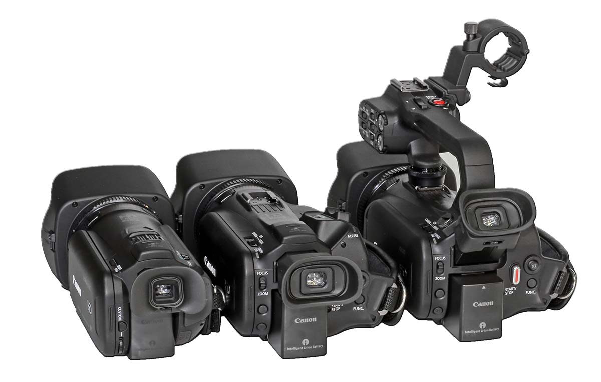 Trio Videokamer Canon z textu odstavce HF G25-30, XA20 Trio Videokamer Canon z textu odstavce HF G25-30, XA20