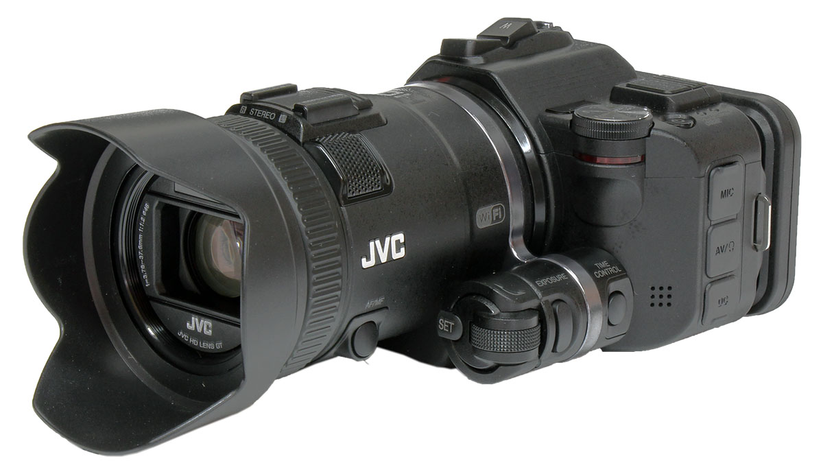 Poslední kusy s odnímatelným hledáčkem: JVC PX100 Poslední kusy s odnímatelným hledáčkem: JVC PX100