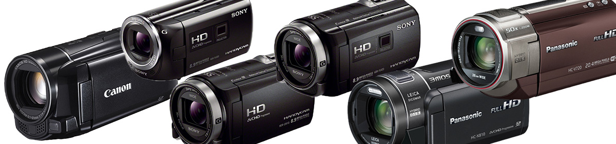 Videokamery střední třídy Videokamery střední třídy