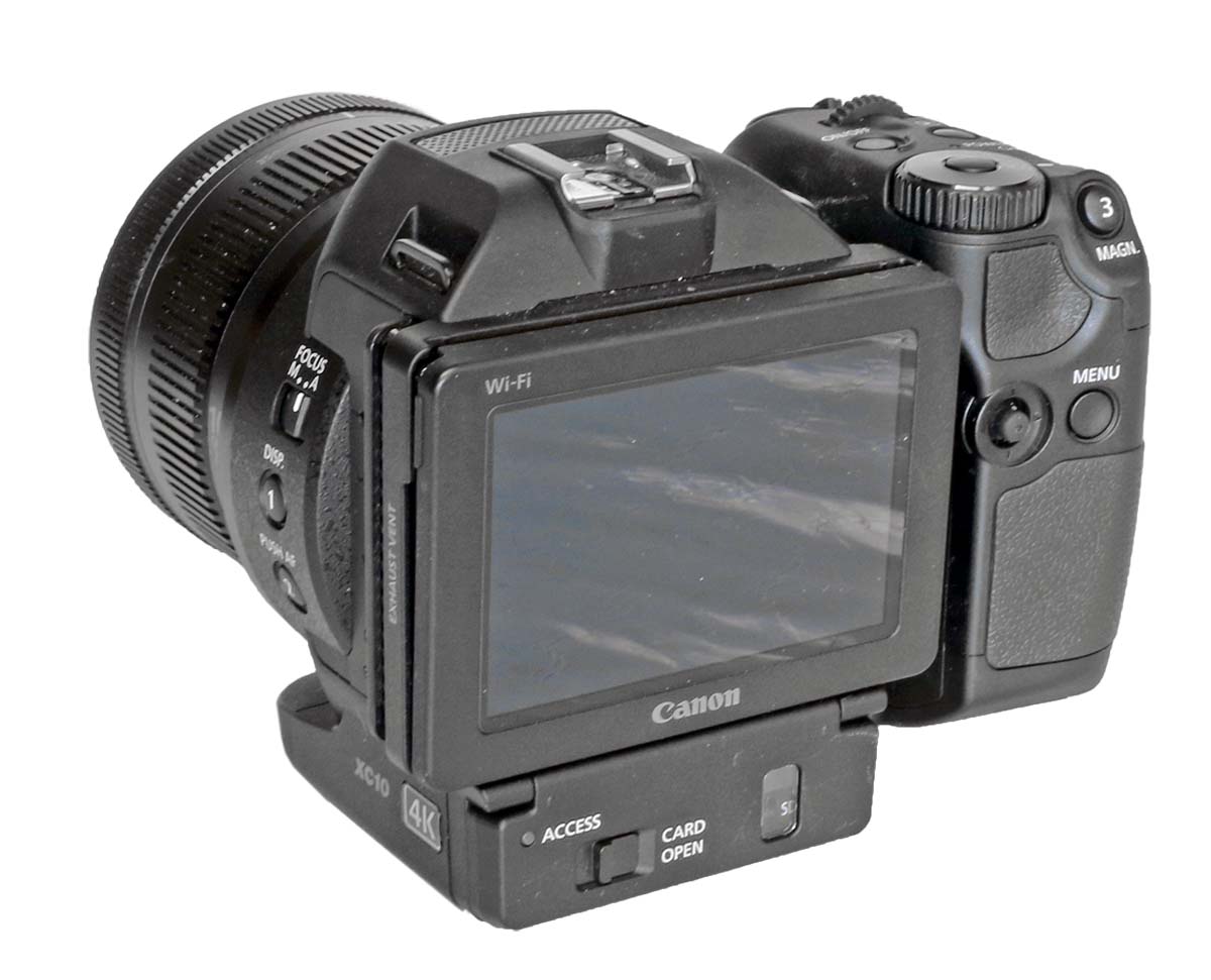 Videokamera CANON XC10: funkce displeje Videokamera CANON XC10: funkce displeje