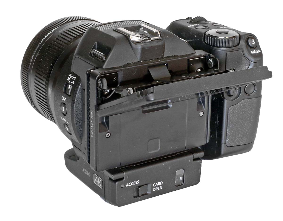 Videokamera CANON XC10: funkce displeje Videokamera CANON XC10: funkce displeje