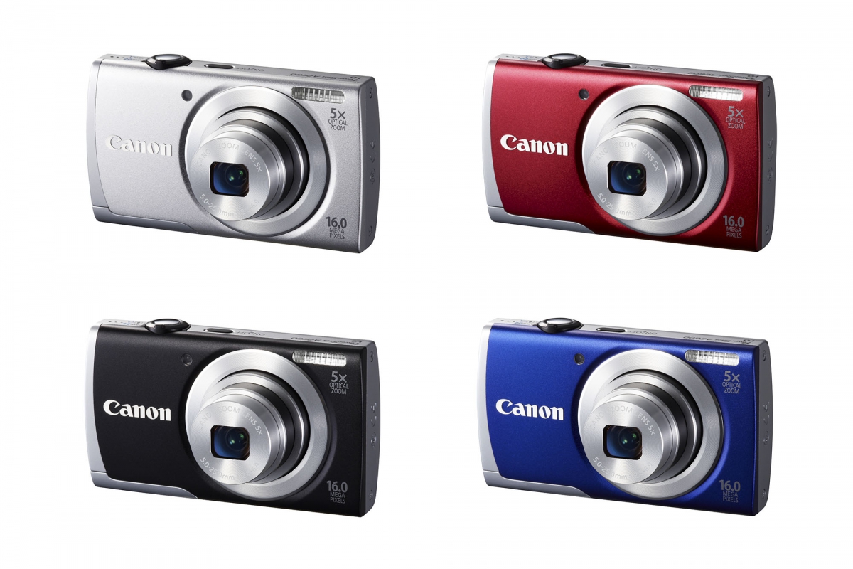 Barevné varianty Canon PowerShot A2600 Barevné varianty Canon PowerShot A2600