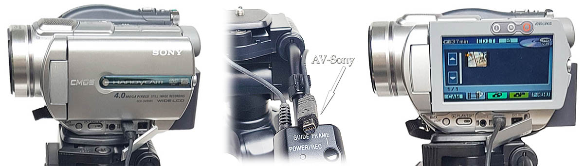 MULTI-stativ Sony VCT-50AV v názorných Foto-detailech MULTI-stativ Sony VCT-50AV v názorných Foto-detailech