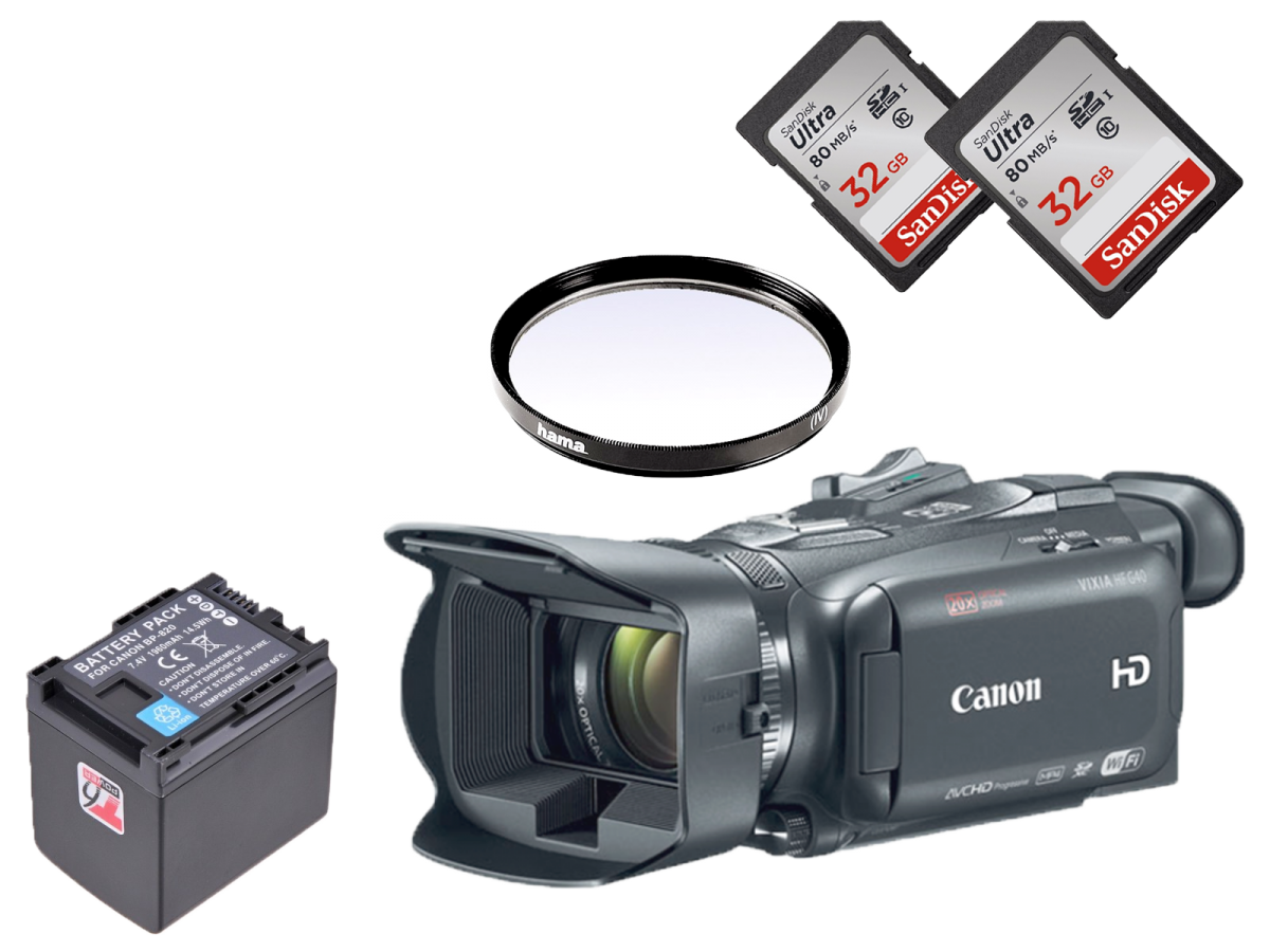 Akční baliček videokamery Canon Legria HF G40 Akční baliček videokamery Canon Legria HF G40