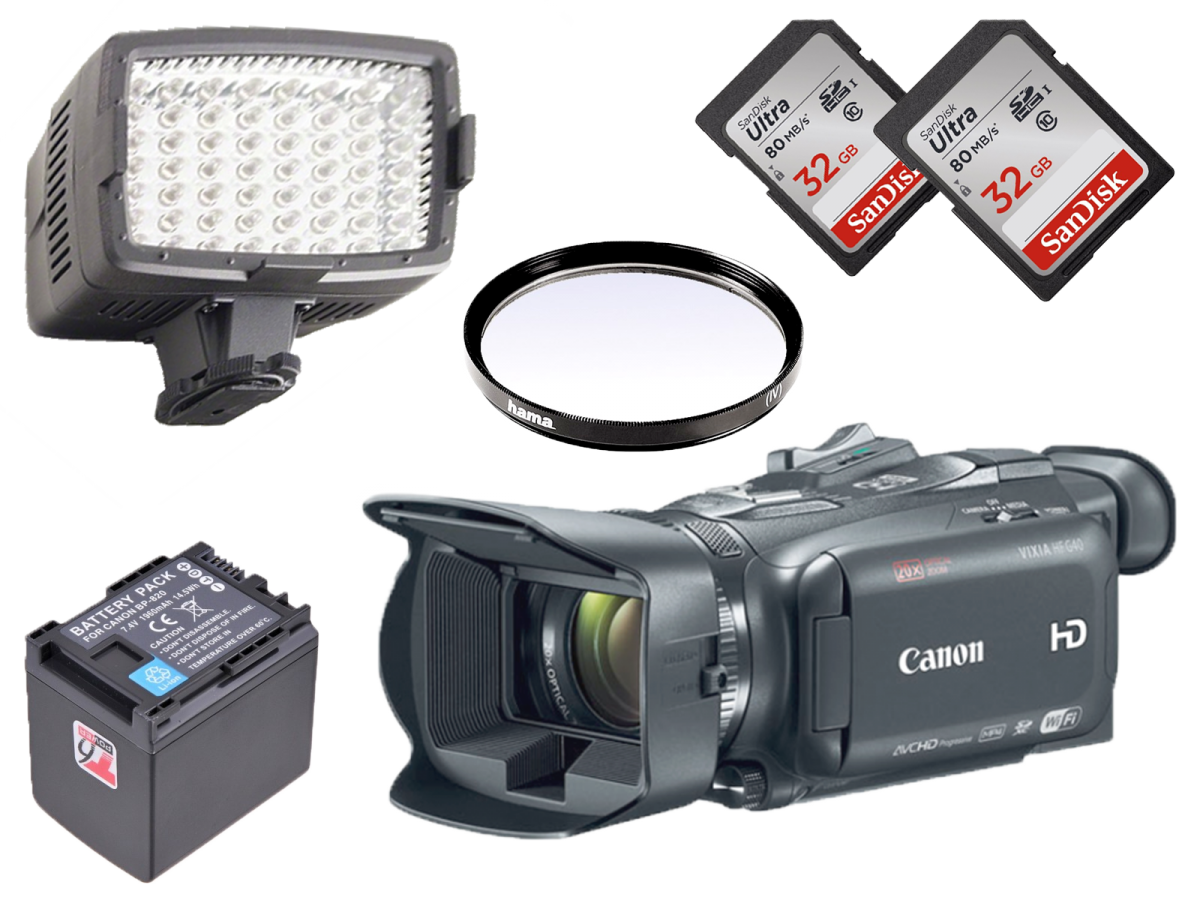 Akční baliček videokamery Canon Legria HF G40 Akční baliček videokamery Canon Legria HF G40