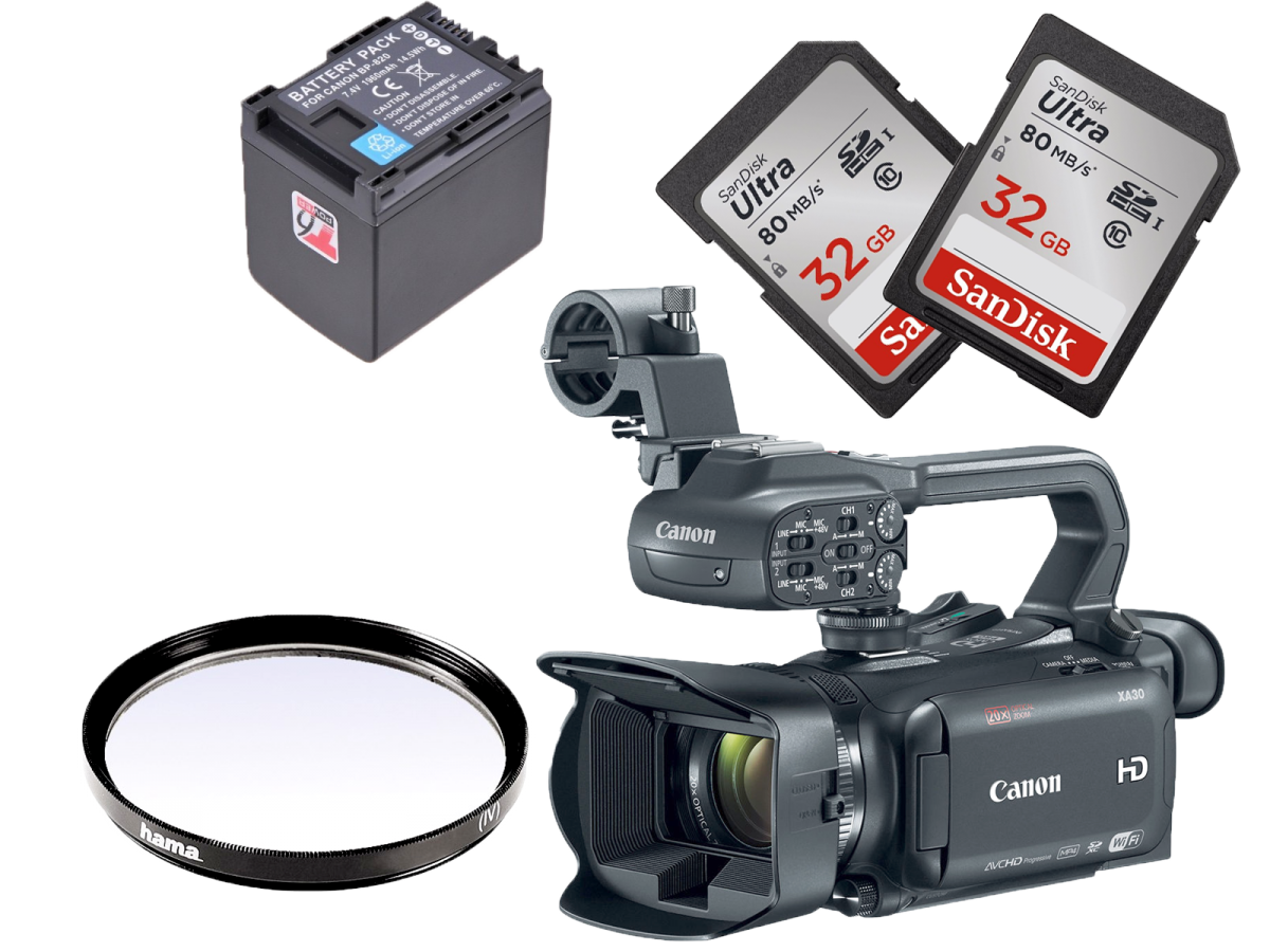 Akční baliček videokamery Canon XA30 Akční baliček videokamery Canon XA30