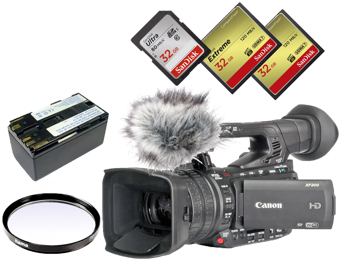 Akční baliček videokamery Canon XF200 Akční baliček videokamery Canon XF200