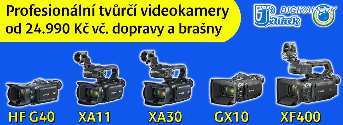 Ucelená řada polo- a profesionálních videokamer Canon Ucelená řada polo- a profesionálních videokamer Canon