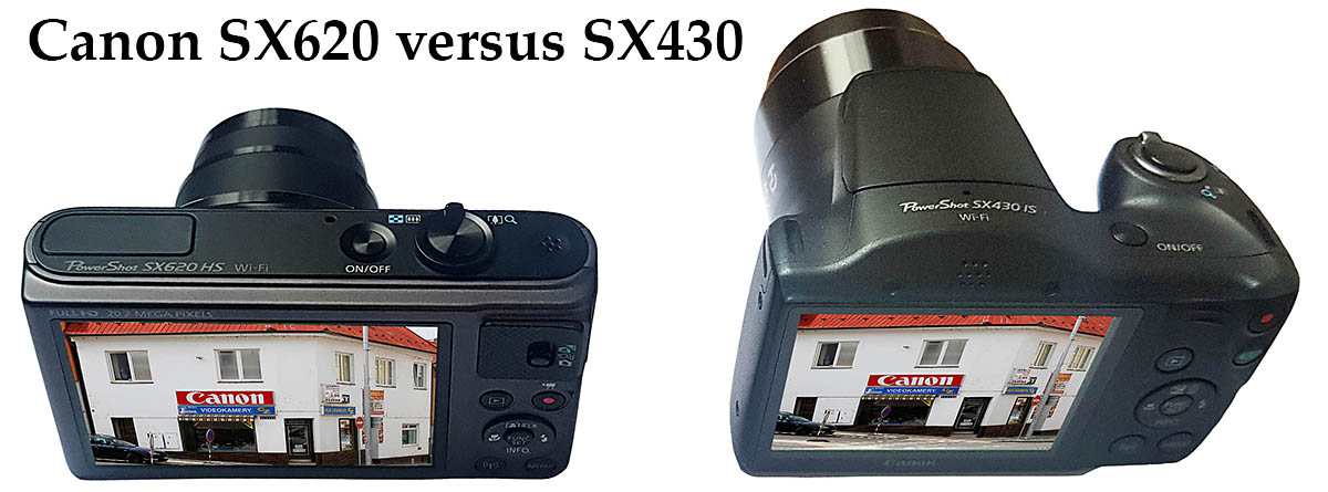 Kompaktní ultrazoomy Canon SX620 a SX430 u sebe... Kompaktní ultrazoomy Canon SX620 a SX430 u sebe...