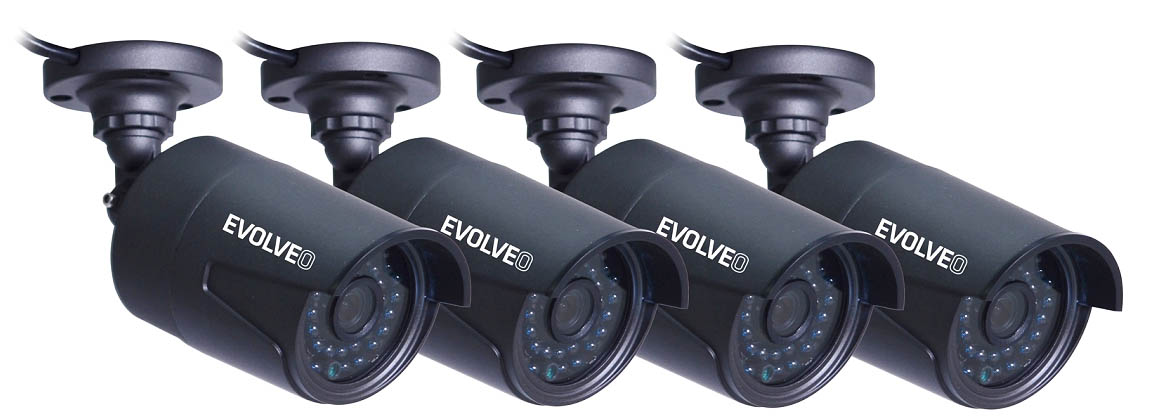 Čtveřice sledovacích kamer EVOLVE... Čtveřice sledovacích kamer EVOLVE...