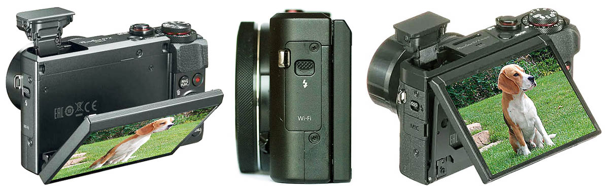 Fotoaparát Canon PowerShot G7X MII ve 3 detailech... Fotoaparát Canon PowerShot G7X MII ve 3 detailech...