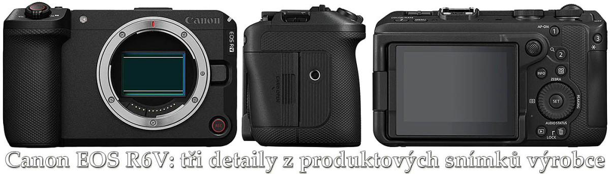 Canon EOS R6V: 3 deatily z produktových fotografií... Canon EOS R6V: 3 deatily z produktových fotografií...