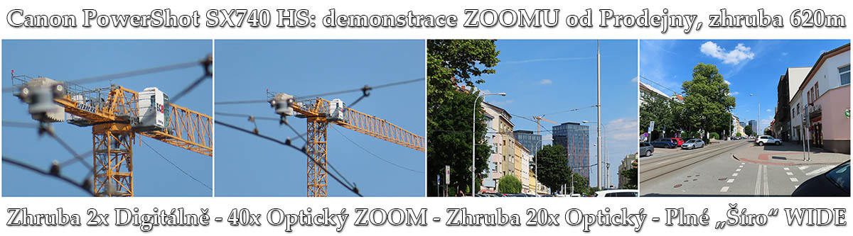 Demonstrace transfokátoru u naší Prodejny: 620 metrů Demonstrace transfokátoru u naší Prodejny: 620 metrů