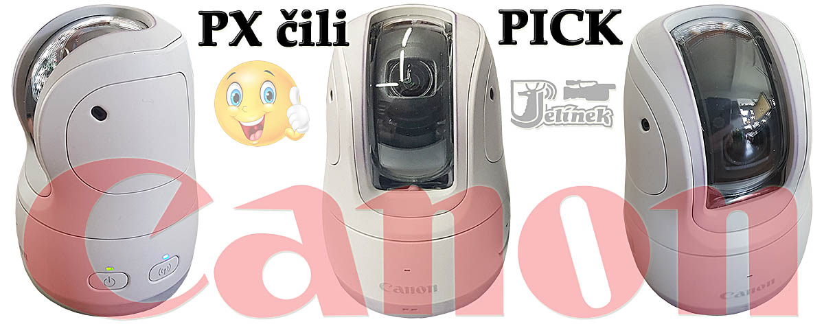 Tři detaily z rozkoukávání robotka Canon PX v naší prodejně Tři detaily z rozkoukávání robotka Canon PX v naší prodejně