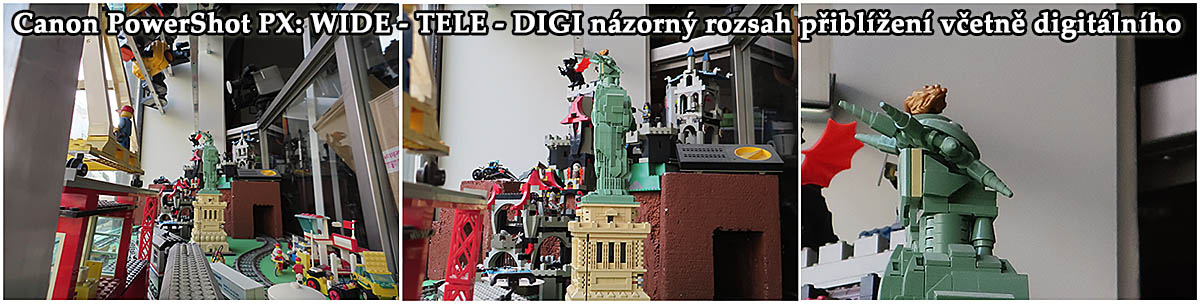 Demonstrace celého rozsahu přiblížení včetně DIGI... Demonstrace celého rozsahu přiblížení včetně DIGI...