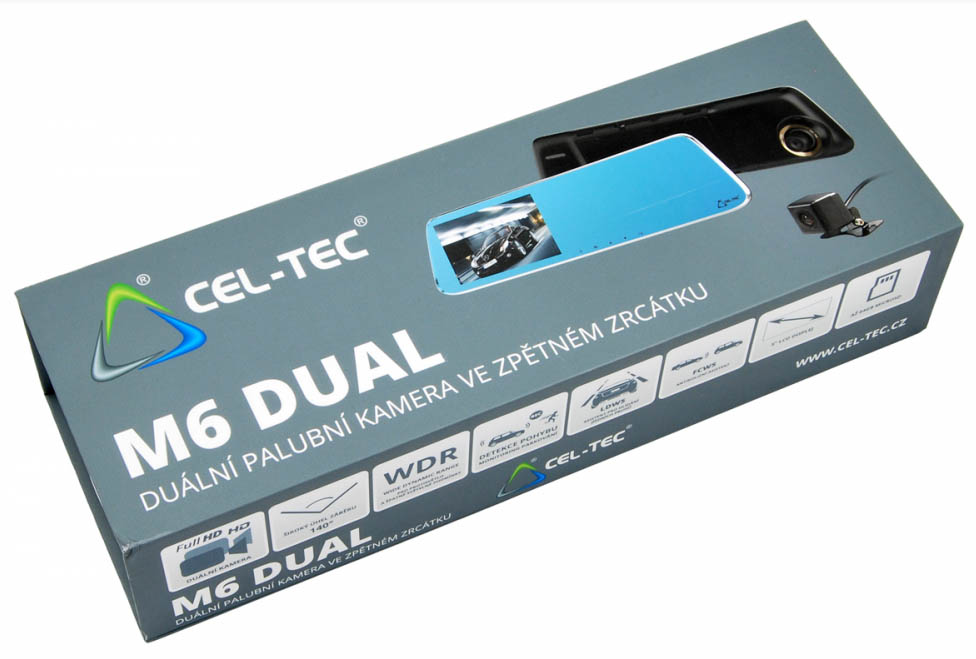 Souprava palubní kamerky Cel-Tec M6 DUAL Souprava palubní kamerky Cel-Tec M6 DUAL