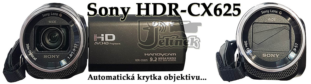 Automatická krytka objektivu kamery Sony HDR-CX625 Automatická krytka objektivu kamery Sony HDR-CX625