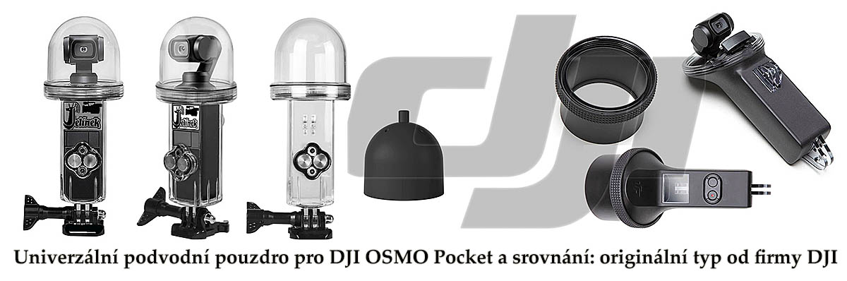 Podvodní pouzdro DJI OSMO Pocket čínské produkce Podvodní pouzdro DJI OSMO Pocket čínské produkce