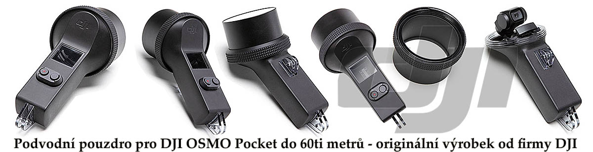 Podvodní pouzdro DJI OSMO Pocket: originál firmy DJI Podvodní pouzdro DJI OSMO Pocket: originál firmy DJI