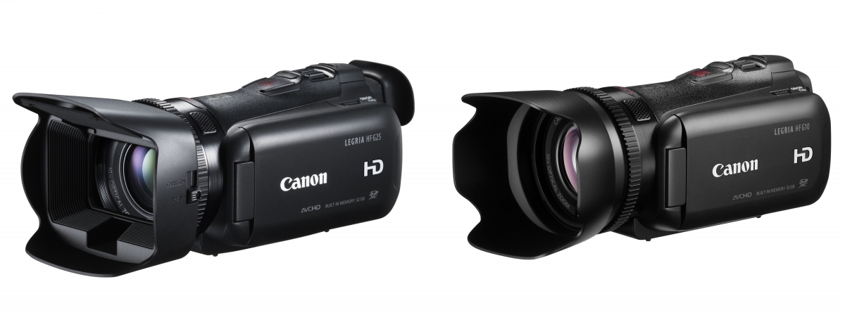 Videokamery CANON HF G10 a HF G25 Videokamery CANON HF G10 a HF G25