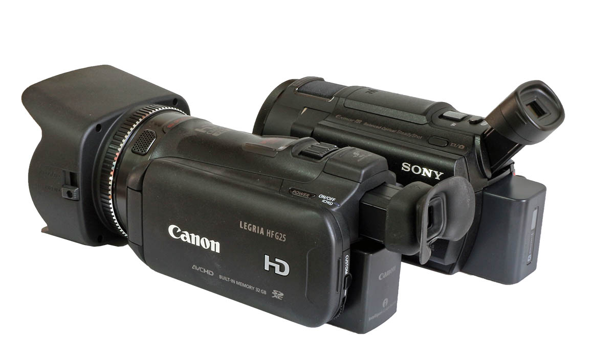 Videokamery Canon LEGRIA HF G25 Sony FDR-AX33 Videokamery Canon LEGRIA HF G25 Sony FDR-AX33