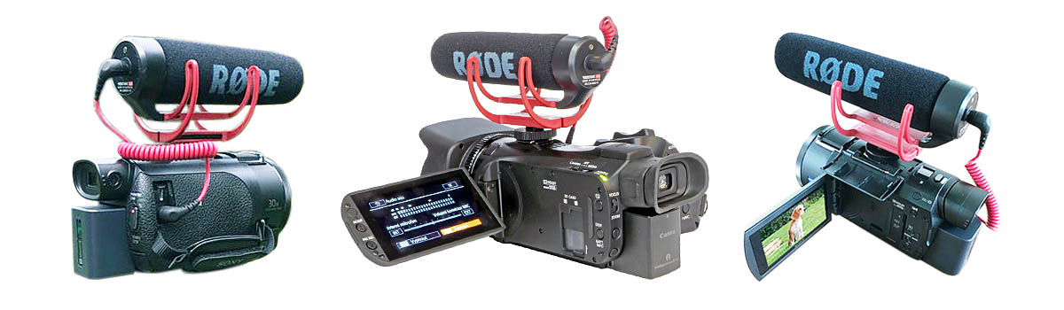 Externí mikrofon RODE VideoMic GO na Videokamerách Externí mikrofon RODE VideoMic GO na Videokamerách