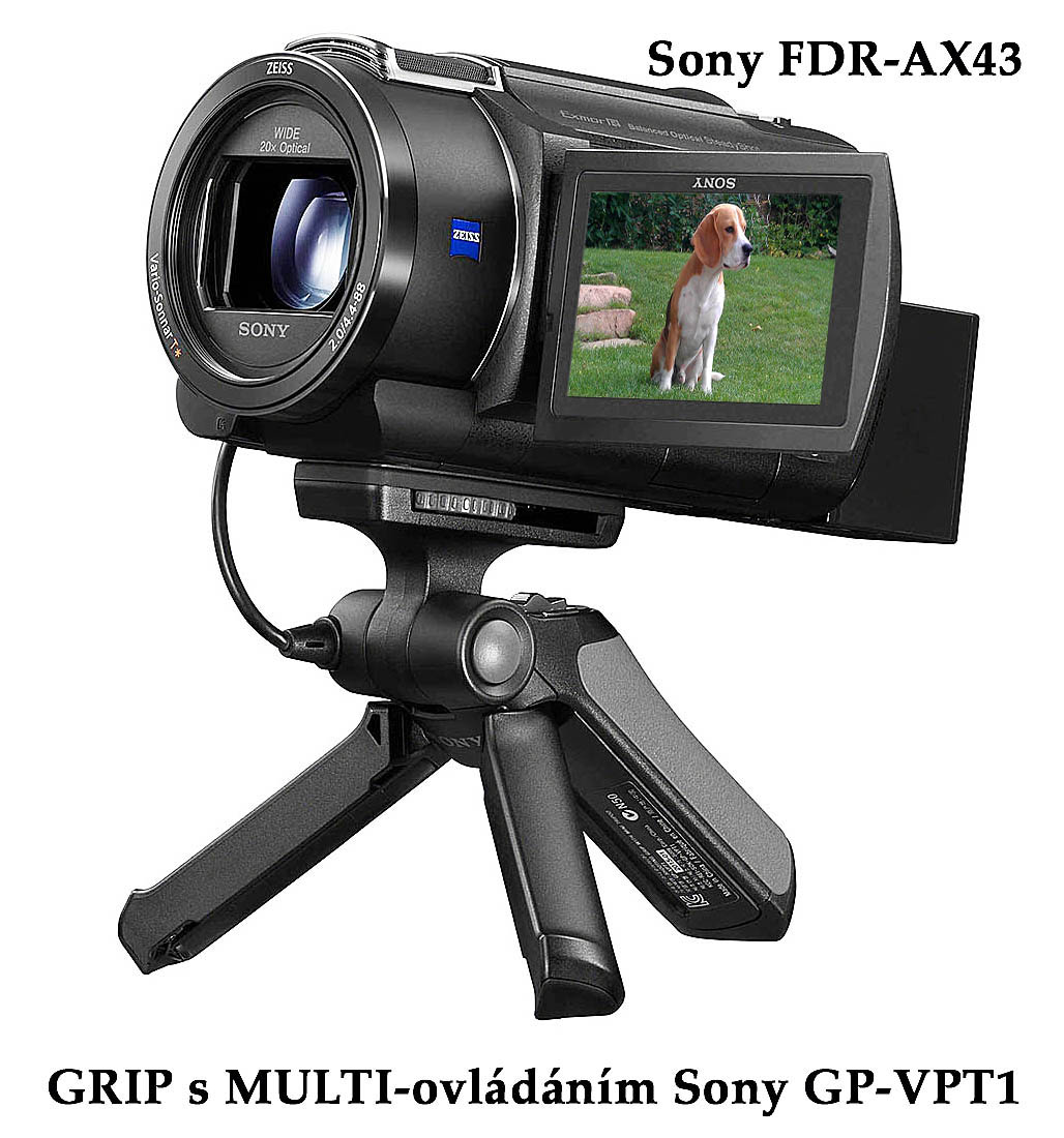 Praktický GRIP s MULTI-ovládáním Sony GP-VPT1... Praktický GRIP s MULTI-ovládáním Sony GP-VPT1...