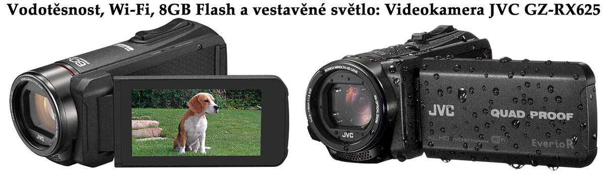Videokamera JVC GZ-RX625: displej ve dvou detailech Videokamera JVC GZ-RX625: displej ve dvou detailech