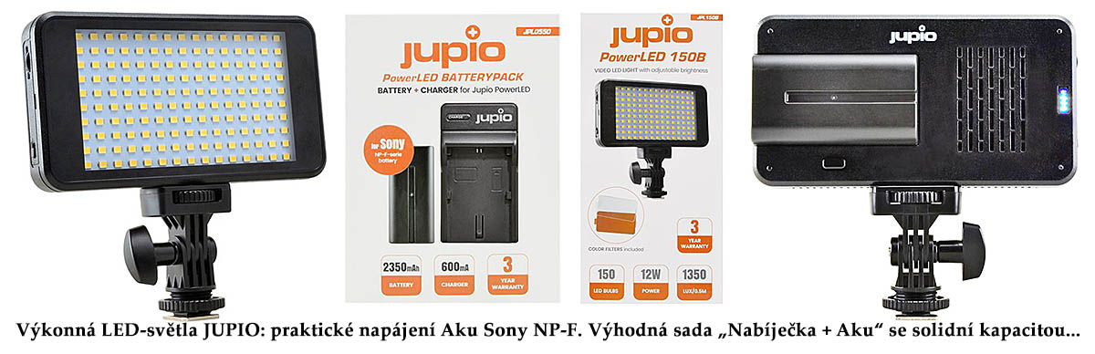 Názorný obrázek LED-světla JUPIO s Aku a nabíječkou Názorný obrázek LED-světla JUPIO s Aku a nabíječkou