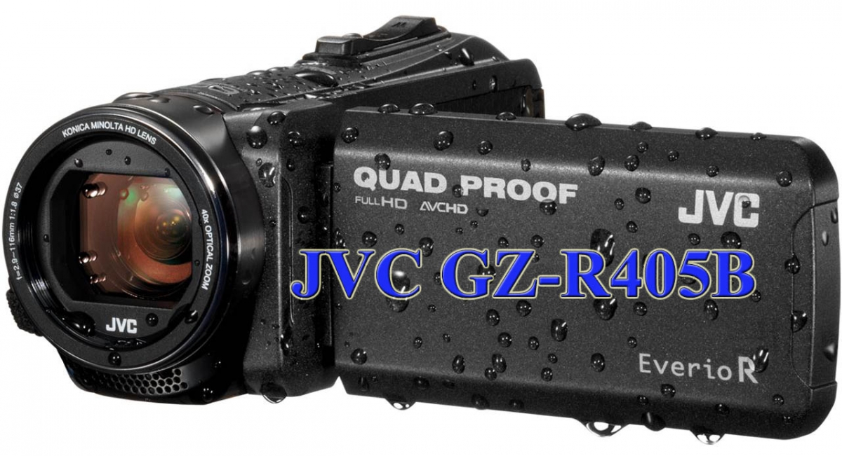 Základní model videokamery JVC GZ-R405B v černé... Základní model videokamery JVC GZ-R405B v černé...