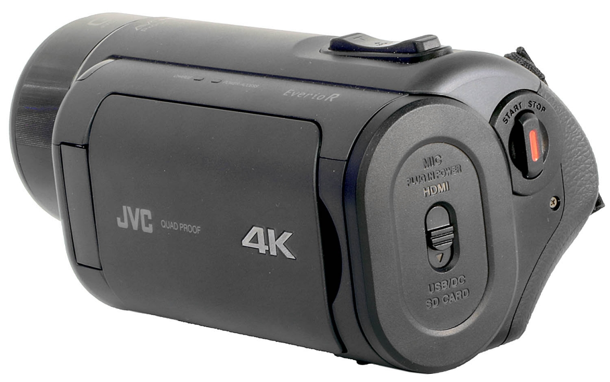 Videokamera JVC GZ-RY980 v zadní perspektivě... Videokamera JVC GZ-RY980 v zadní perspektivě...