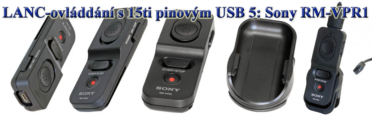 LANC-ovládání Sony - názorné detaily výrobku... LANC-ovládání Sony - názorné detaily výrobku...