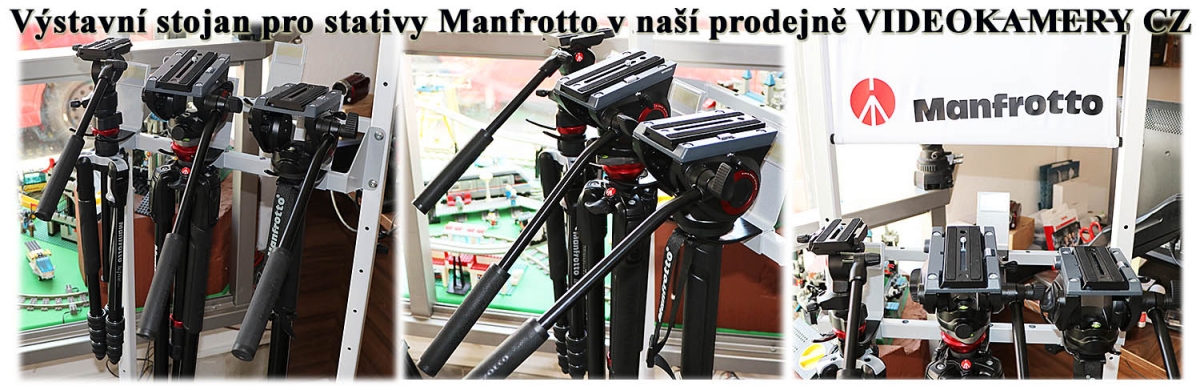 Předváděcí stojan na značkové stativy MANFROTTO Předváděcí stojan na značkové stativy MANFROTTO