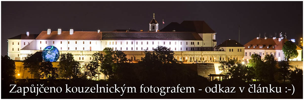 Nádherné noční panorama ikonického hradu Špilberk... Nádherné noční panorama ikonického hradu Špilberk...