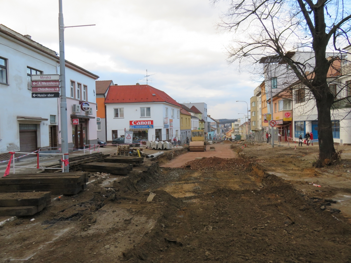 Minská - rekonstrukce v letech 2015-16 Minská - rekonstrukce v letech 2015-16