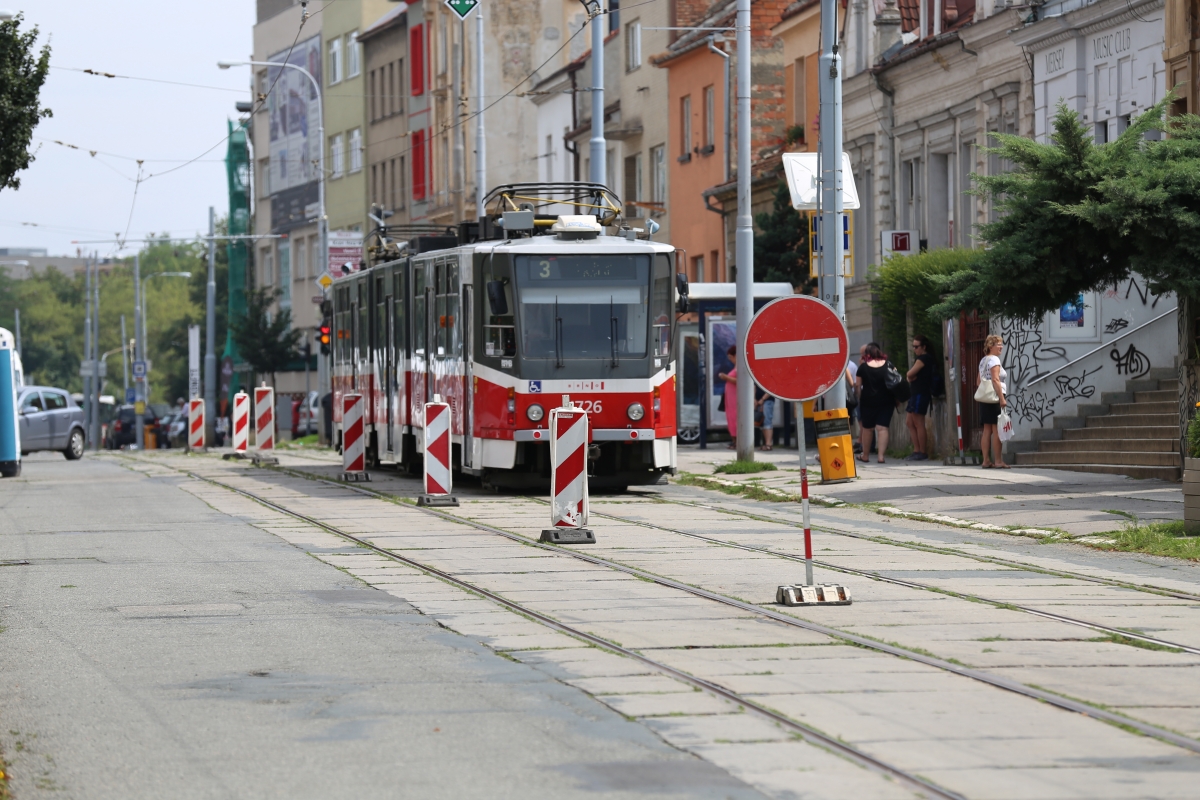 Minská ulice v rekonstrukci v roce 2016 - Lucerna Minská ulice v rekonstrukci v roce 2016 - Lucerna