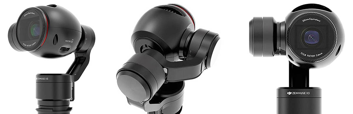 Tři z mnoha detailů hlavičky Videokamery DJI Osmo... Tři z mnoha detailů hlavičky Videokamery DJI Osmo...