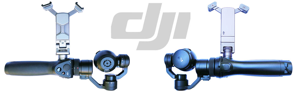 Videokamera DJI Osmo s držákem zepředu i zezadu... Videokamera DJI Osmo s držákem zepředu i zezadu...