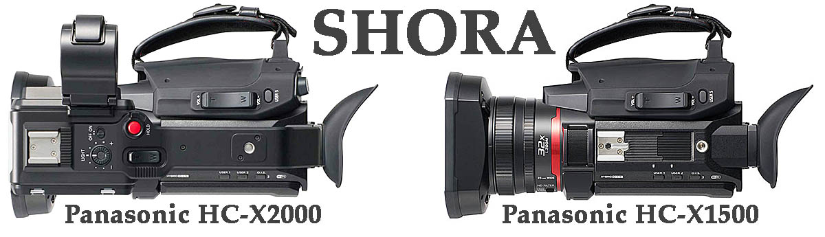 Videokamery Panasonic HC-X2000 a HC-X1500 shora Videokamery Panasonic HC-X2000 a HC-X1500 shora