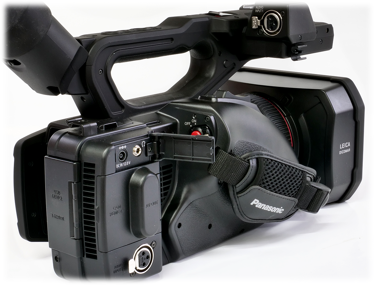 Panasonic HC-X1: krytka napájení a sluchátek Panasonic HC-X1: krytka napájení a sluchátek