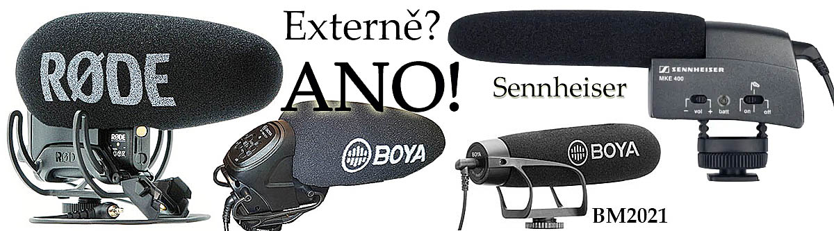 Různé druhy a značky EXTERNÍCH mikrofonů z textu... Různé druhy a značky EXTERNÍCH mikrofonů z textu...