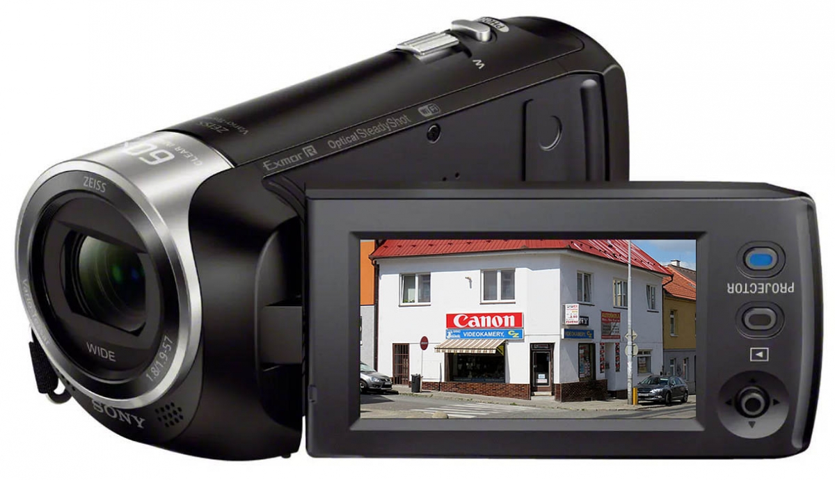 Videokamera Sony HDR-PJ410 s otevřeným LCD Videokamera Sony HDR-PJ410 s otevřeným LCD