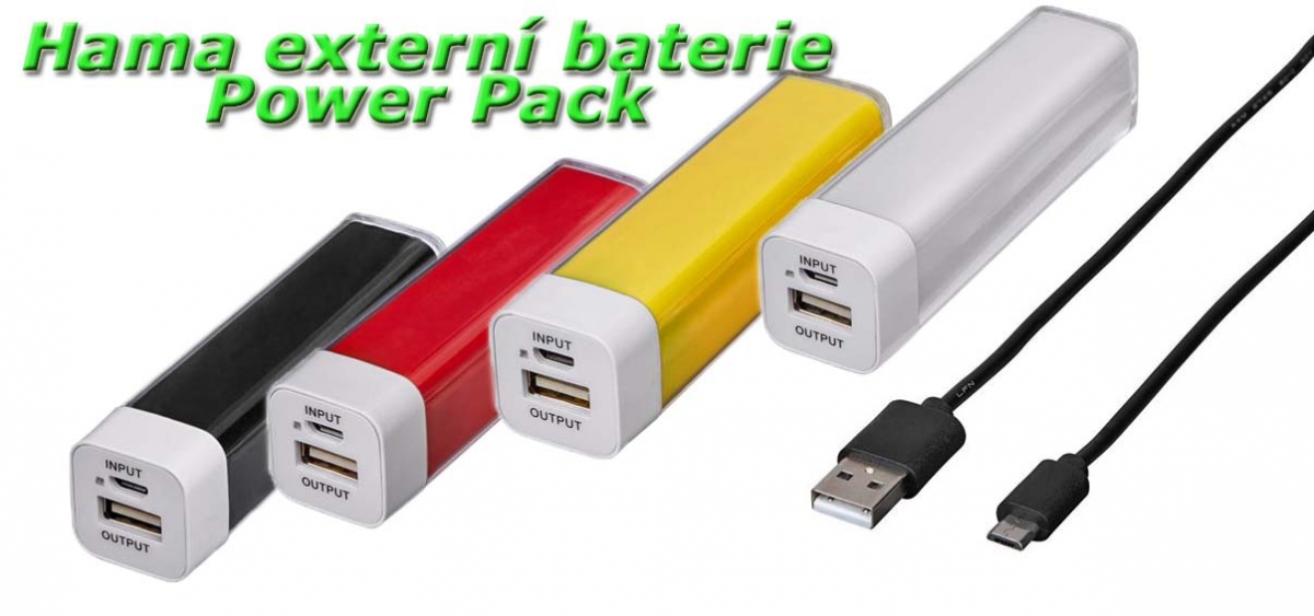 Hama externí baterie Power Pack, 2600 mAh Hama externí baterie Power Pack, 2600 mAh