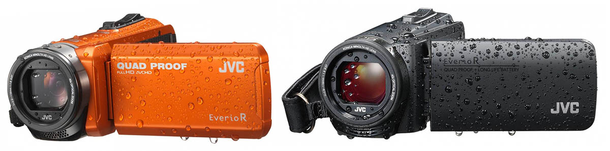 Dvě z doprodávaných barevných verzí JVC GZ-R495... Dvě z doprodávaných barevných verzí JVC GZ-R495...