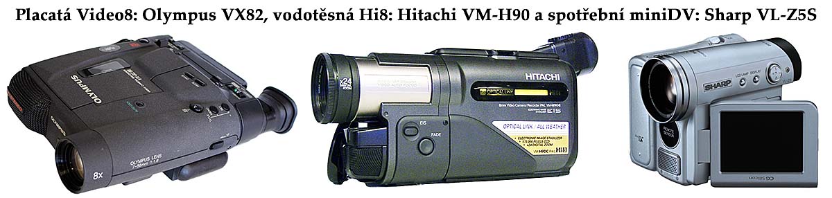 Trio dávných VIDEOKAMER z historie posledních 30 let Trio dávných VIDEOKAMER z historie posledních 30 let