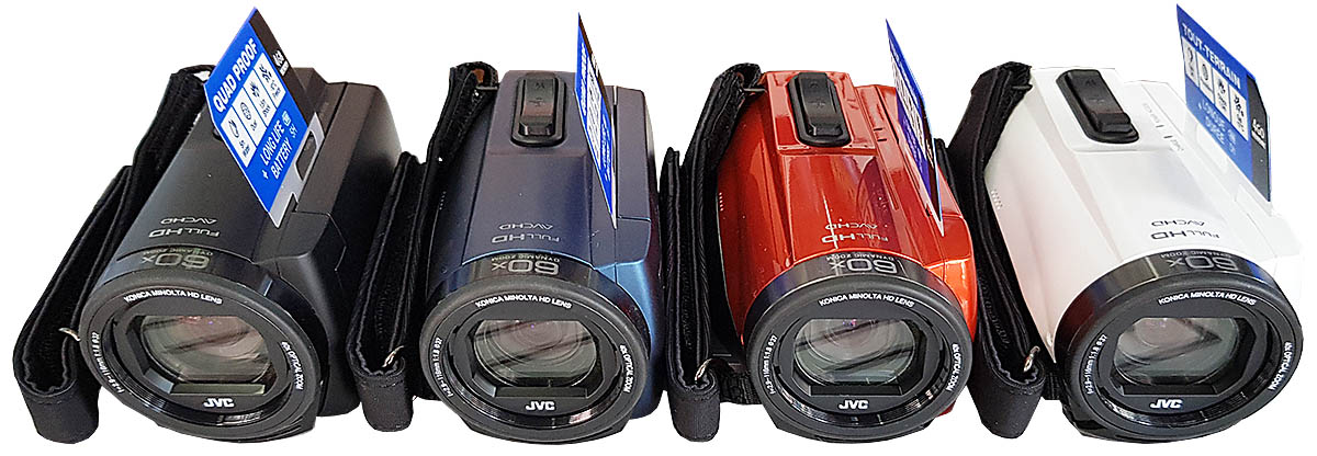 Všechny ČTYŘI barvy JVC GZ-R495 v naší Prodejně... Všechny ČTYŘI barvy JVC GZ-R495 v naší Prodejně...